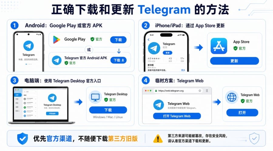 Telegram 老版本还能用吗?旧版 APK 下载风险与安全替代方法 配图 3
