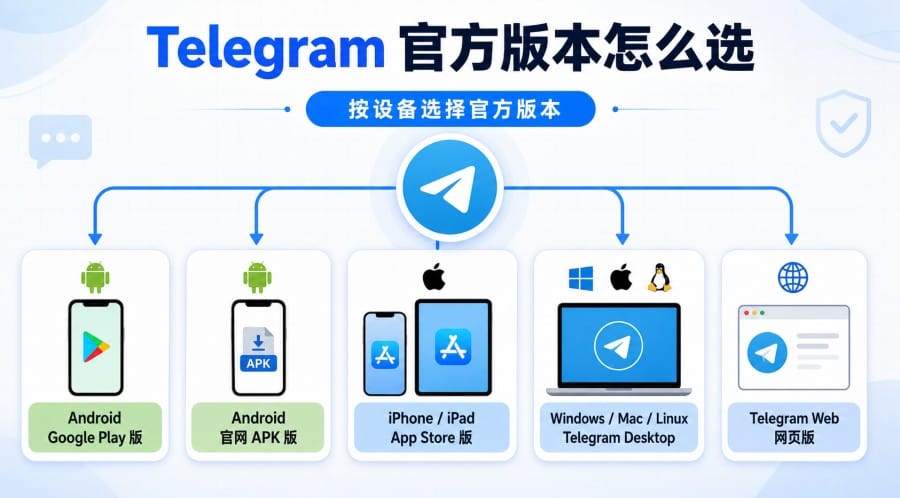 Telegram 下载教程：安卓、iOS 和电脑端怎么选更安全 第 2 张正文图