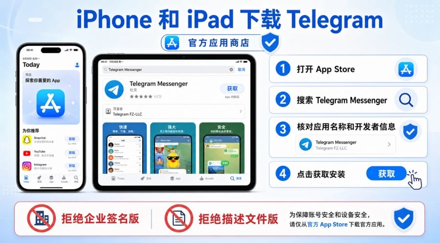 Telegram 下载教程：安卓、iOS 和电脑端怎么选更安全 第 4 张正文图