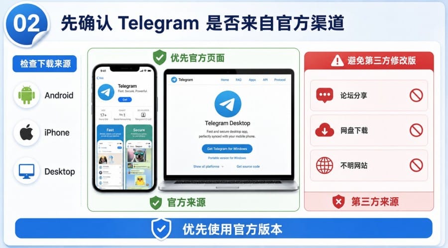 Telegram 安装后不能连接网络怎么办？ - step 1