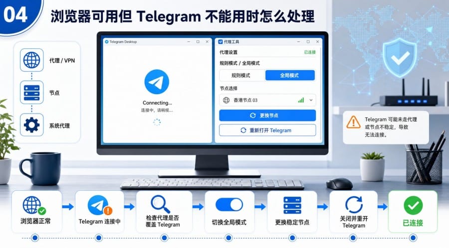 Telegram 安装后不能连接网络怎么办？ - step 3
