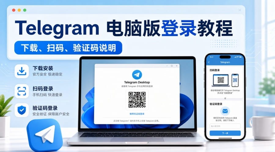 Telegram 电脑版下载安装需要手机吗?