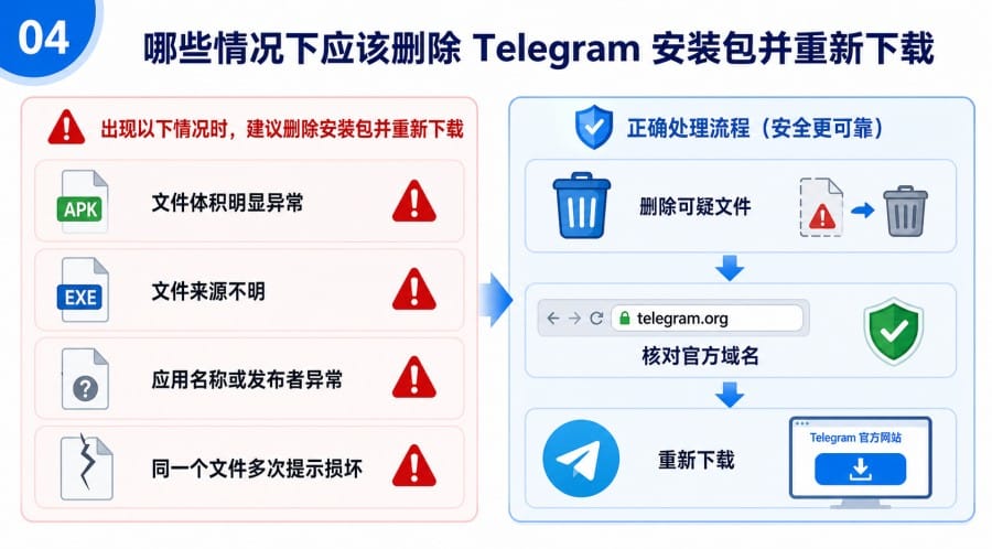 Telegram 安装包打不开怎么办?安卓 APK 与 Windows 安装失败排查方法 配图 3