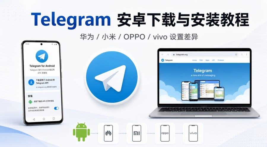 Telegram 安卓下载教程:官方 APK 安装与国产手机设置说明