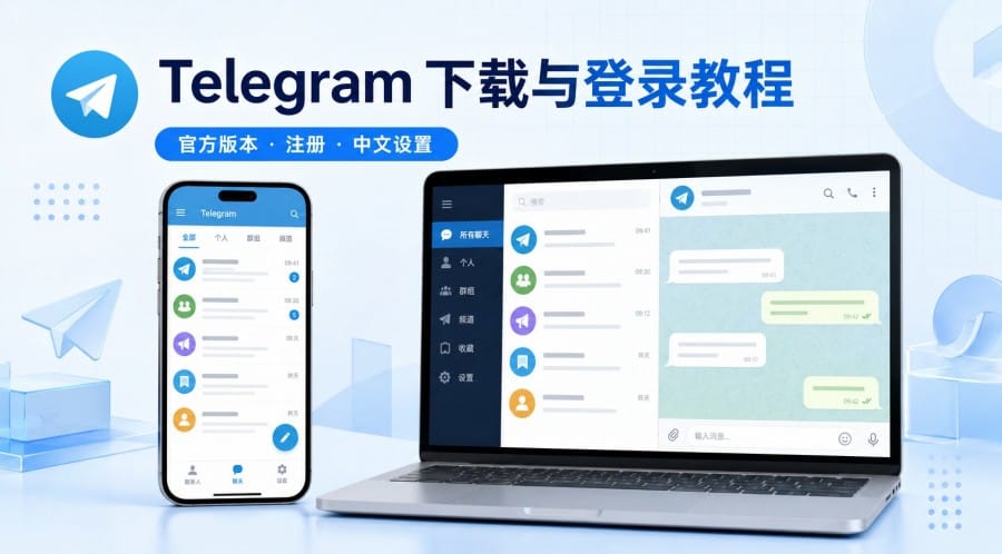 Telegram 下载与登录教程：官方版本选择、注册及中文设置